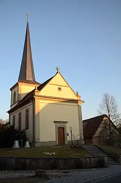 Die evangelische St. Ägidius-Kirche in Rothhausen