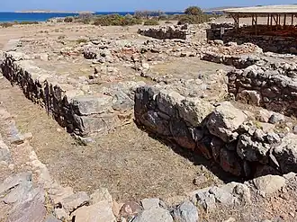 Nordwestlicher Teil der Ausgrabungsstätte