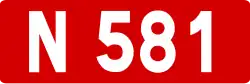 Route nationale 581