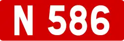 Route nationale 586