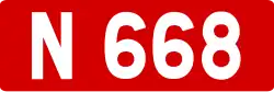 Route nationale 668