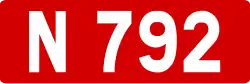 Route nationale 792