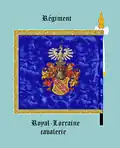 Rückseite der Standarte Royal-Lorraine