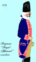 Régiment Royal-Allemand cavalerie 1776–1779