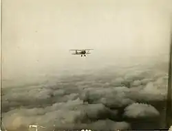 Einsatzflug über den Wolken