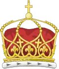 Heraldische Darstellung der Königskrone