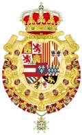 Großes Wappen der Könige des Hauses Bourbon 1700–1761