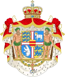 Wappen von Frederik X. und des dänischen Königshauses