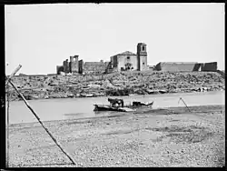 Das ruinierte Kloster Escarp (um 1889)