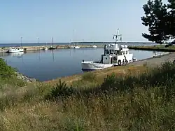 Hafen der Insel Ruden