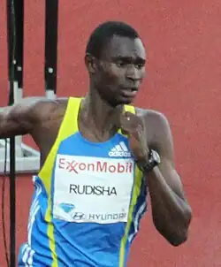 David Rudisha, später zweimal Weltmeister und zweimal Olympiasieger – Rang drei in 1:45,27&nbsp;min