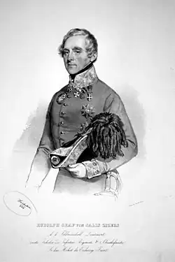 Rudolf Graf von Salis-Zizers (1779–1840), k.&nbsp;k. Feld­marschall­leutnant