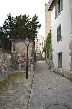 Blick in die Rue Berton