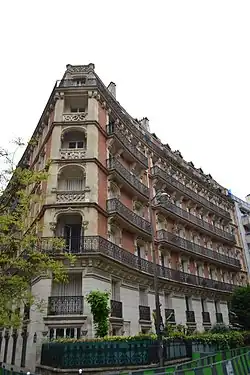 Gebäude in der Rue Gustave Nadaud