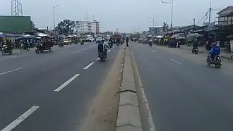 Nationalstraße 3 in Bonabéri