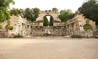 Römische Ruine Gesamtansicht