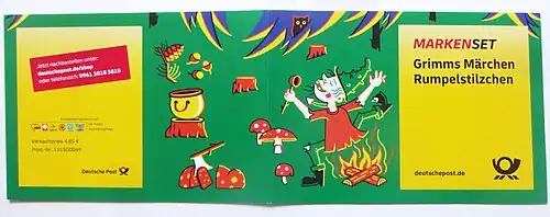 Rumpelstilzchen Markenset, 2022, Deckel
