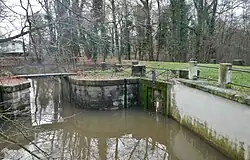 Germersheim, kurz vor der Queichmündung