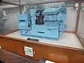 Schnittmodell eines Diesel-Schiffsgenerators Ruston 6APCZ.