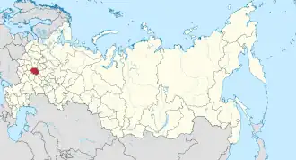 Lage innerhalb Russlands