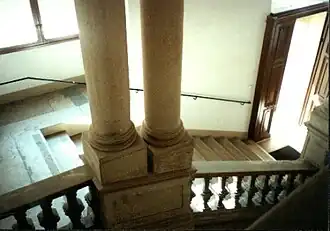 Eingangsbereich der Säulenstiege