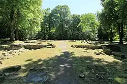 Grundmauern der St. Antoniuskirche