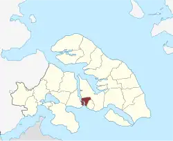 Lage des Sankt Marie Sogn in der Sønderborg Kommune