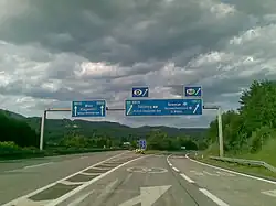 Knoten Villach von Italien kommend