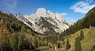 Reiter Alm von Süden von der Bindalm