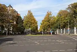 Südbeginn der Straße an der Richard-Lehmann-Straße