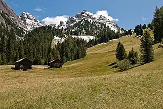 Der Zendleser Kofel im Talschluss von Villnöß