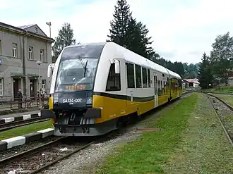 SA134-007 im Bahnhof Kořenov