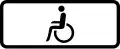 IN11.578: Zusatzzeichen – Schwerbehinderte