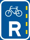 R304: Radfahrspur*