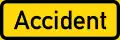 TIN11.4: Temporäres Zusatzzeichen – Unfall