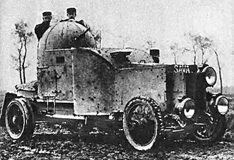 SAVA Panzerwagen aus Belgien (1914)