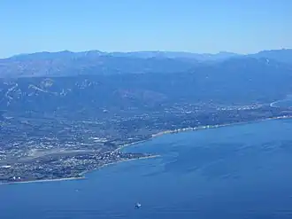 Küstenlinie im Santa Barbara County