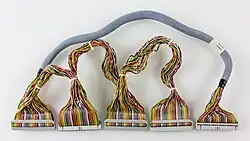 50-pol. Kabel mit verdrillten Leitungen, 8 Bit Busbreite, für bis zu 5 interne Geräte