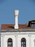 Schornsteinkopfdetail in Venedig