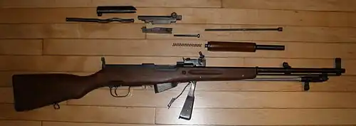 Teilzerlegter SKS