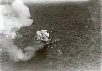 Treffer, Luftaufnahme