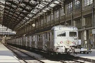 Z 5151 in Paris im Gare de Lyon 1980