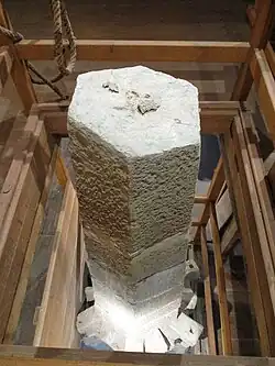 Spitze der Riesenfiale aus der Wiesenkirche