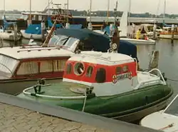 SRB SWANTJE am Anleger in Laboe