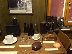 Büro des Lagerkommandanten Bernhardt Voss