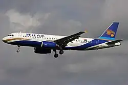 Der Airbus A320-200 (SU-BQB) der Nile Air