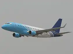 Die für Air Sinai betriebene Embraer 170 der Egypt Air Express