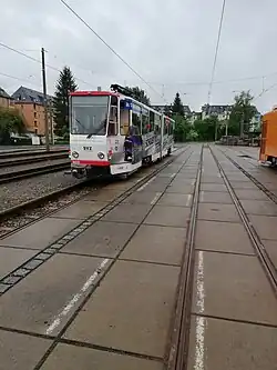 KT4D 932 im Betriebshof Schlachthofstraße