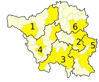 Landkreise im Saarland