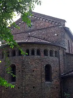 Außenansicht der Apsis